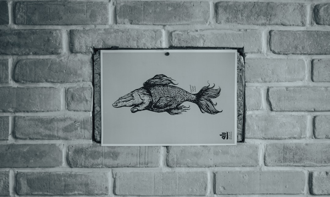 The ink poster turns digital art into something that looks like real paper